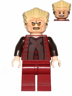LEGO Minifigure -- Chancellor Palpatine - Ep.3 Dark Red Outfit-Star Wars / Star Wars Episode 3 -- SW0418 -- Creative Brick Builders